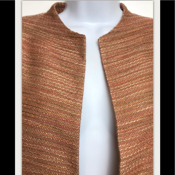 LAFAYETTE 148 Blazer Jacket Tweed Open Front - Picture 2 of 9